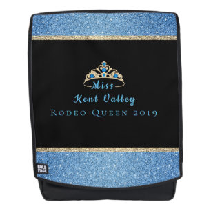 Mochila de Srta. Rodeo Crown Custom Name