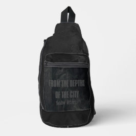 Mochila de Streetwear Subterráneo Negra Bolsa Oscu