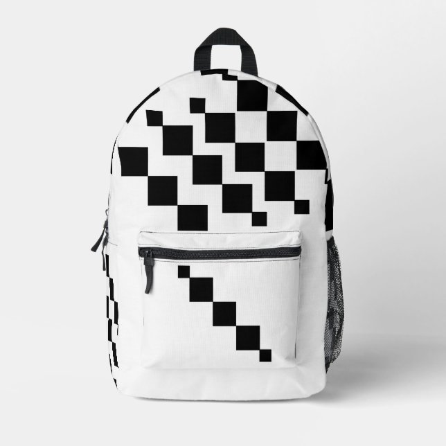 Mochila de tablero de ajedrez clásico (Anverso)