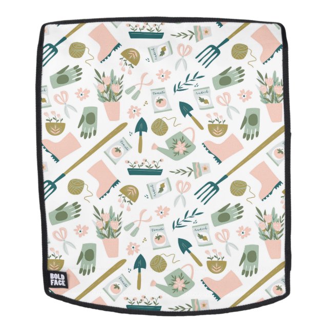 Mochila de tiempo de jardín #2 cara (Cara extraíble)