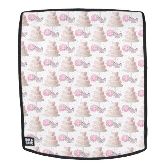 Mochila de torta boda #2 cara (Cara extraíble)