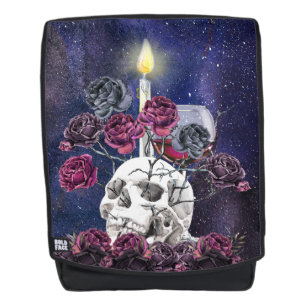 Mochila de vino y Rosas