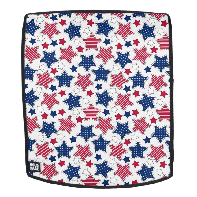 Mochila del 4 de julio #2 Cara (Cara extraíble)