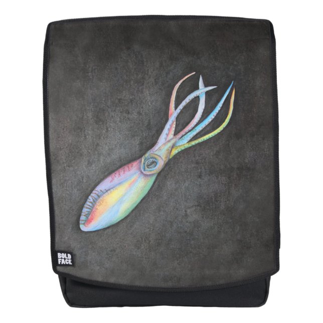 Mochila del calamar del arco iris (Anverso)