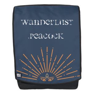Mochila del pavo real del Wanderlust