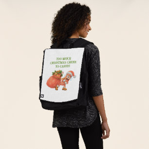 Mochila ¡Demasiada alegría navideña para cargar! Salami