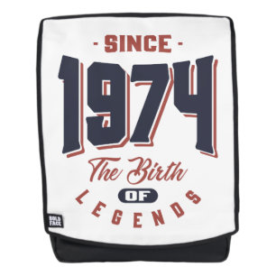 Mochila Desde 1974, el regalo de cumpleaños de las leyenda