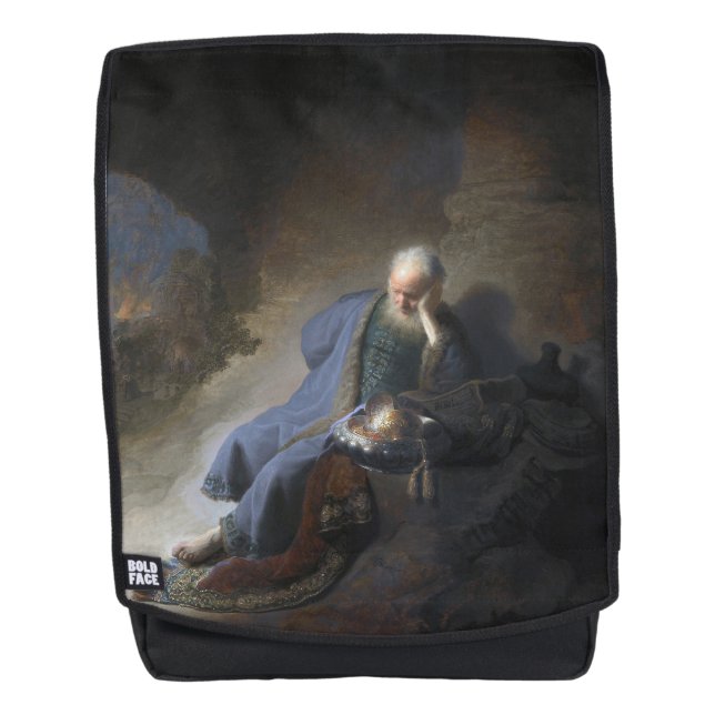 Mochila Destrucción de Jerusalén Biblia Rembrandt (Anverso)