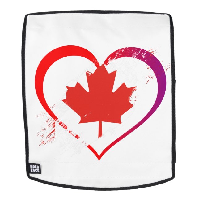 Mochila Día de Canadá #4 Cara (Cara extraíble)