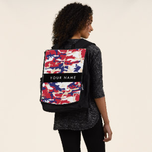 Mochila Día de la Independencia Camuflaje Su nombre Person