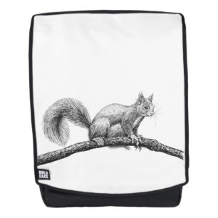 Mochila Dibujo de ardillas