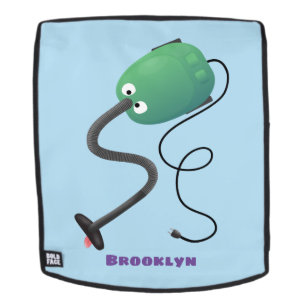 Mochila Dibujo divertido de una aspiradora linda