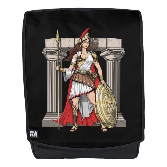 Mochila Diosa griega de Athena (Anverso)