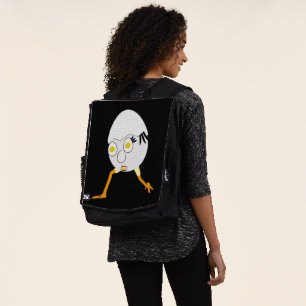 Mochila Diseño lindo de personaje de huevo extravagante de