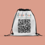 Mochila Dog Walker QR código de negocio marca tu logotipo<br><div class="desc">Dog Walker de código QR extra grande marca comercial con espacio para el logotipo de su empresa.</div>