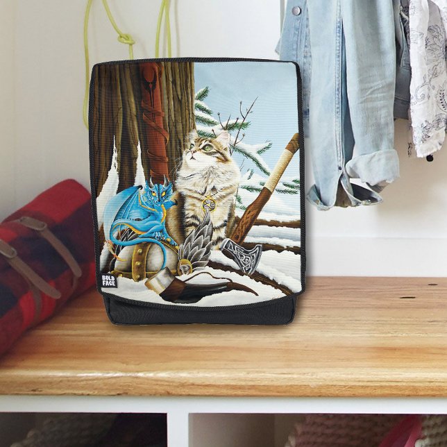 Mochila Dragón azul Viking Cat (Subido por el creador)