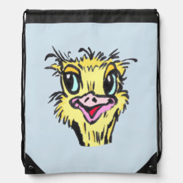 Mochila Drawstring Personalizado de avestruz diver