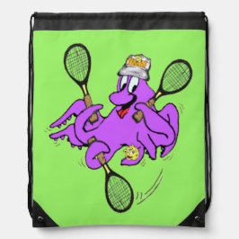 Mochila Drawstring Personalizado Octopus de tenis