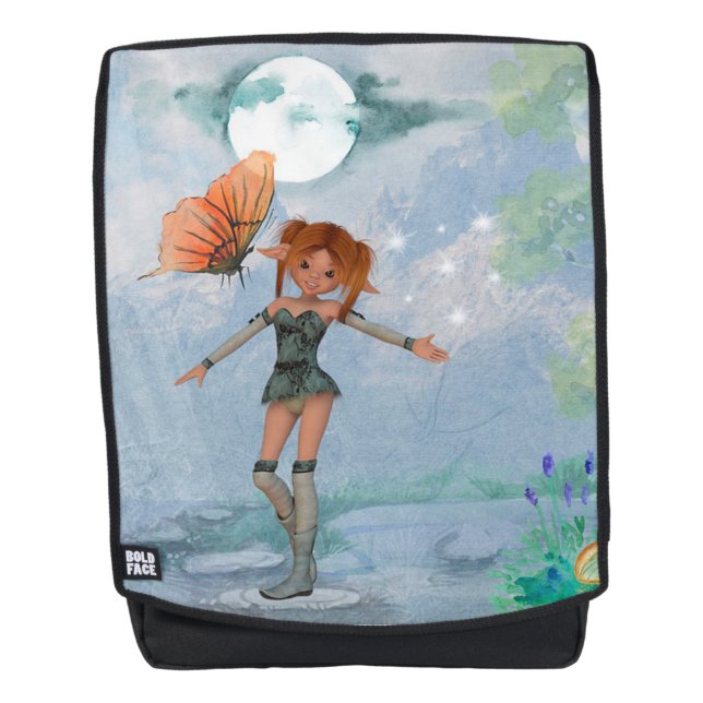 Mochila Duende y Mariposa (Anverso)