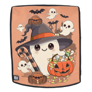 Mochila Dulce Fantasma de Halloween al Estilo Kawaii