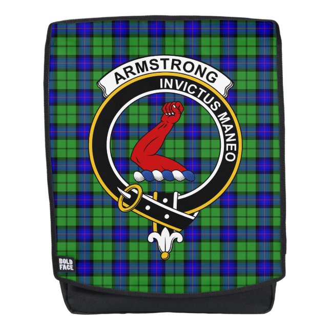 Mochila El antiguo clan armenio Escudo Tartan Plaid (Anverso)