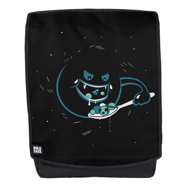 Mochila El calabozo devora (Anverso)