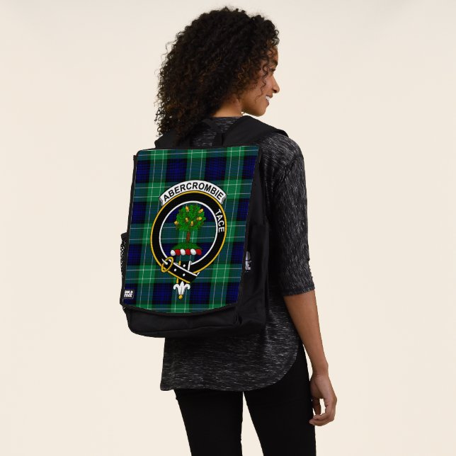 Mochila El Escudo de Abercrombie Clan Tartan Plaid (Puesto)