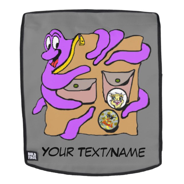 Mochila El Octopus Viajero Adoptando La Mochila, Solo Cara (Cara extraíble)