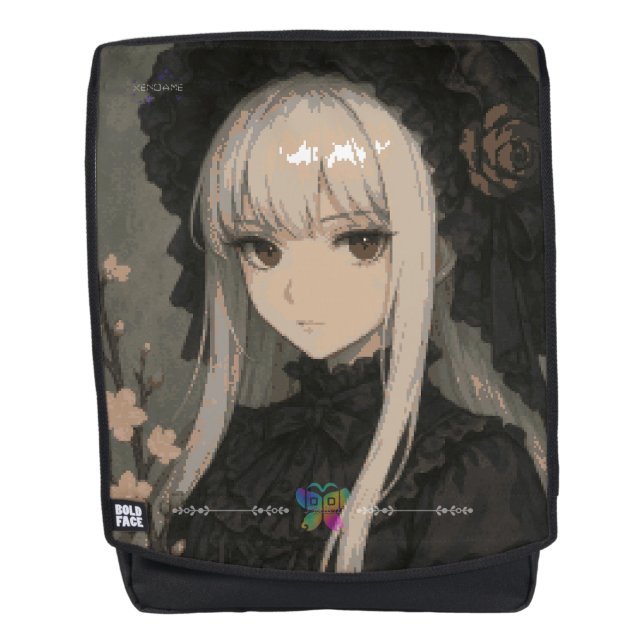 Mochila Elegance of the Midnight Blossom Maiden Premium (Anverso)