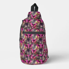 Mochila Elegancia Mariposa Brillante