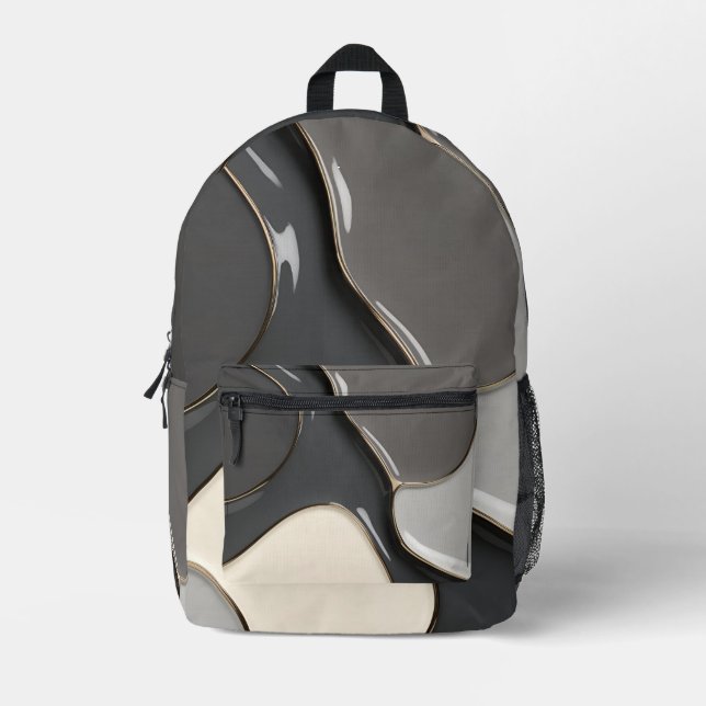 Mochila en un gráfico abstracto elegante (Anverso)