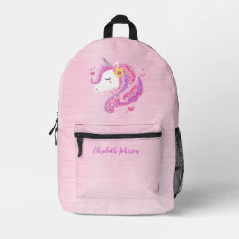 Mochila escolar de Chicas de Unicornio rosados