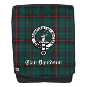 Mochila Escudo de armas y tartán del Clan Davidson