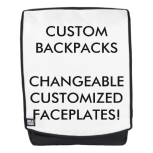 Mochila Espacio en blanco permutable personalizado