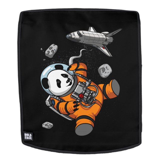 Mochila Espacio Panda Oso Astronauta Galaxia Animal Cósmic (Cara extraíble)