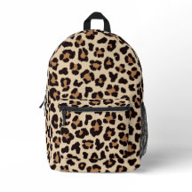 Mochila Estampado Leopardo - Bolsa Estilo Salvaje
