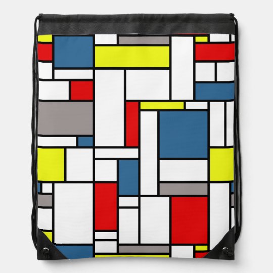 Mochila Estilo de Mondrian
