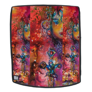 Mochila EXCALIBUR /Espada Mágica Fantasía Roja Púrpura