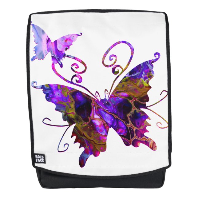 Mochila Fantasía Butterflies (Anverso)