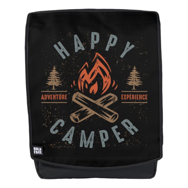 Mochila Feliz Camper (Anverso)