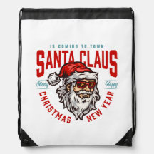 Feliz Navidad y Feliz Año Nuevo Santa Hipster