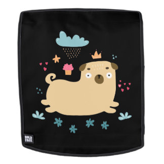 Mochila Feliz Pug #2 Cara