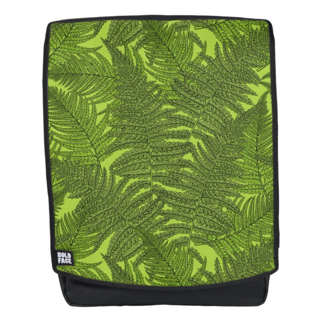 Mochila Fern en verde (Anverso)