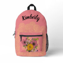 Mochila Floral Bouquet personalizada