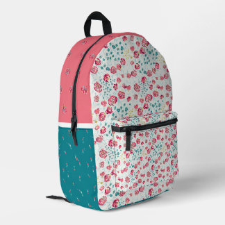 Mochila floral Heaven Print Cut Sew