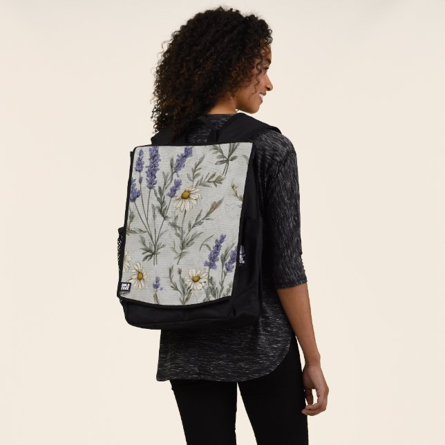 Mochila Floral Lavanda (Puesto)