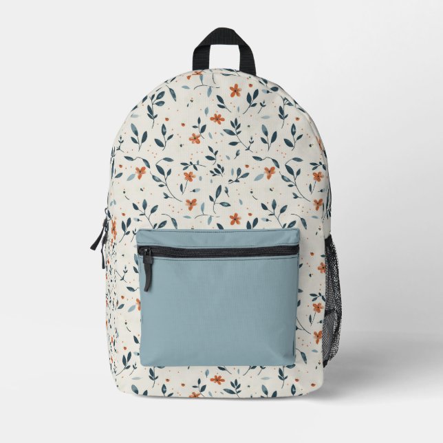 Mochila Floral Rustique (Anverso)
