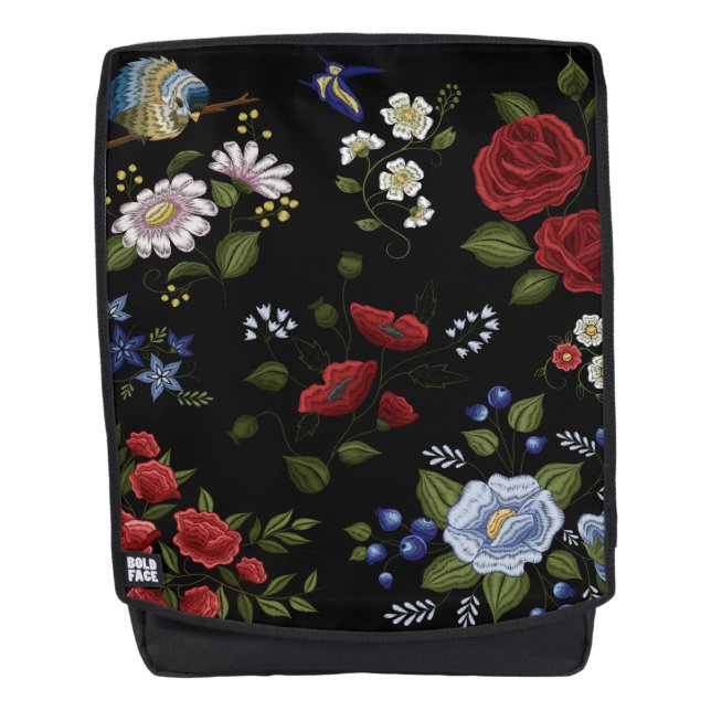 Mochila Flores (Anverso)