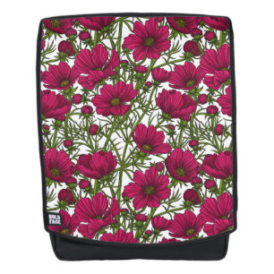 Mochila Flores Cosmos rosadas
