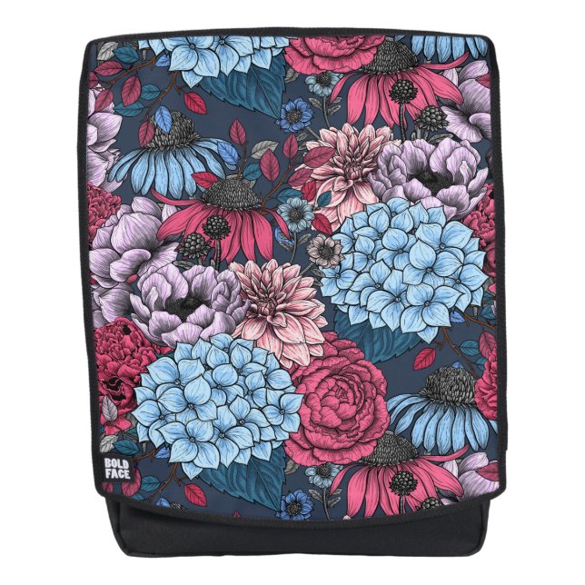 Mochila Flores de jardín (Anverso)